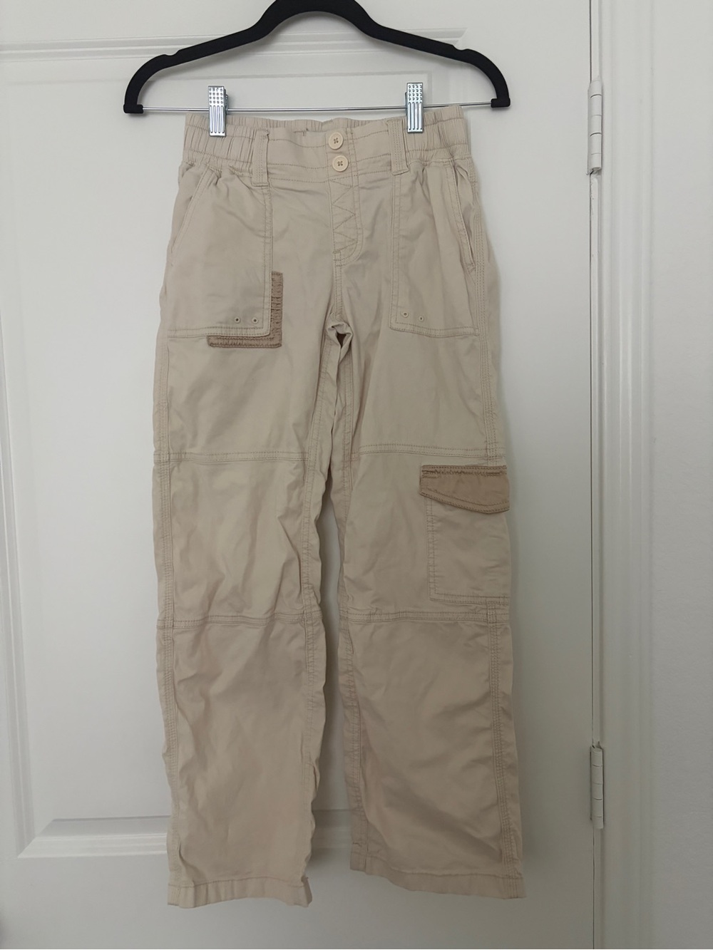 abercrombie kids Beige Utility Cargo Pants - Light Tan